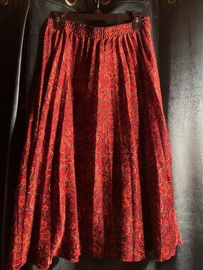 Max Studio Velvet Boho Skirt